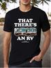 National Lampoon's Christmas Vacation RV T-Shirt Suitable for Men & - Iconic "There's an RV" Movie Design, Casual Short Sleeve Crew Neck Tee for Famil