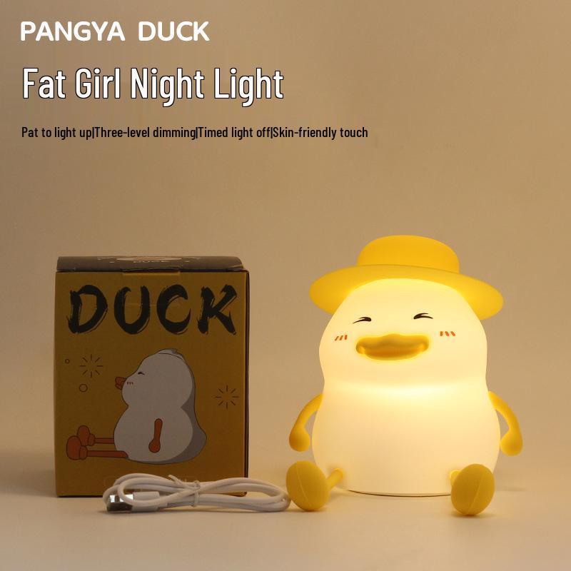 

Силиконовый ночник: Мягкий компаньон Панда и Кролик для защиты глаз для спален девочек Warm Light (Timer + Three-Level Adjustment)