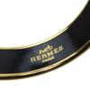 Used HERMES bracelet Emilel GM metal/enamel 35g green Purple Accessories