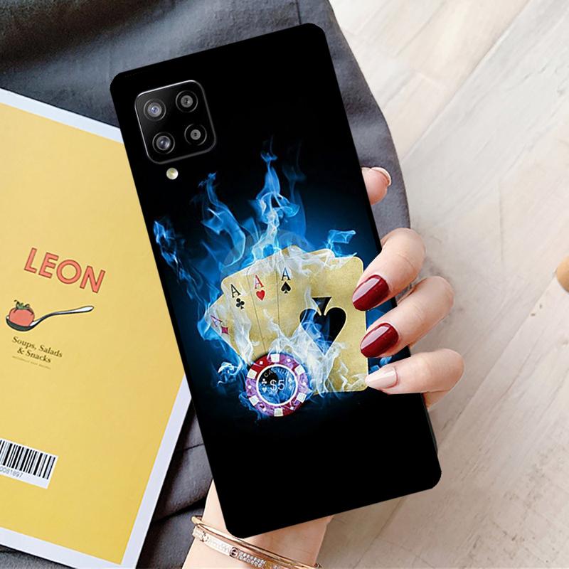 Würfel Poker Casino Für Samsung Galaxy A05 A06 A56 A36 A26 A16 A22 A32 A52 A54 A34 A14 A55 A15 A53 A33 A35 Hülle