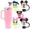 Mickey & Minnie 10mm Reusable Straw Cap Dust Plug