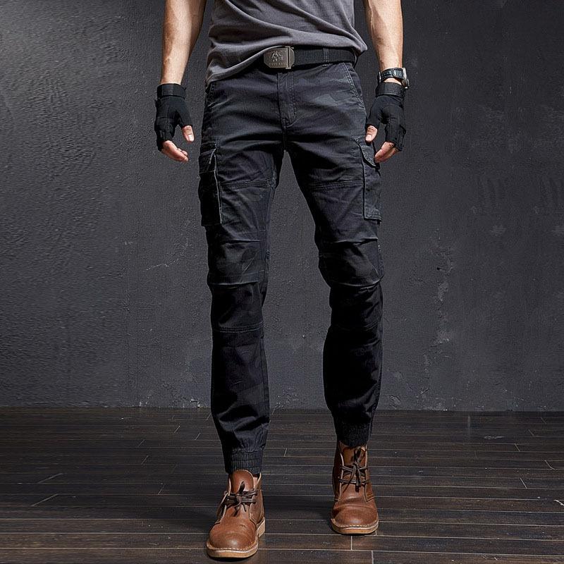 FiveFive Fashion Casual Cargo Pants Male Streetwear Harajuku Joggers Men Clothing Camo Trousers