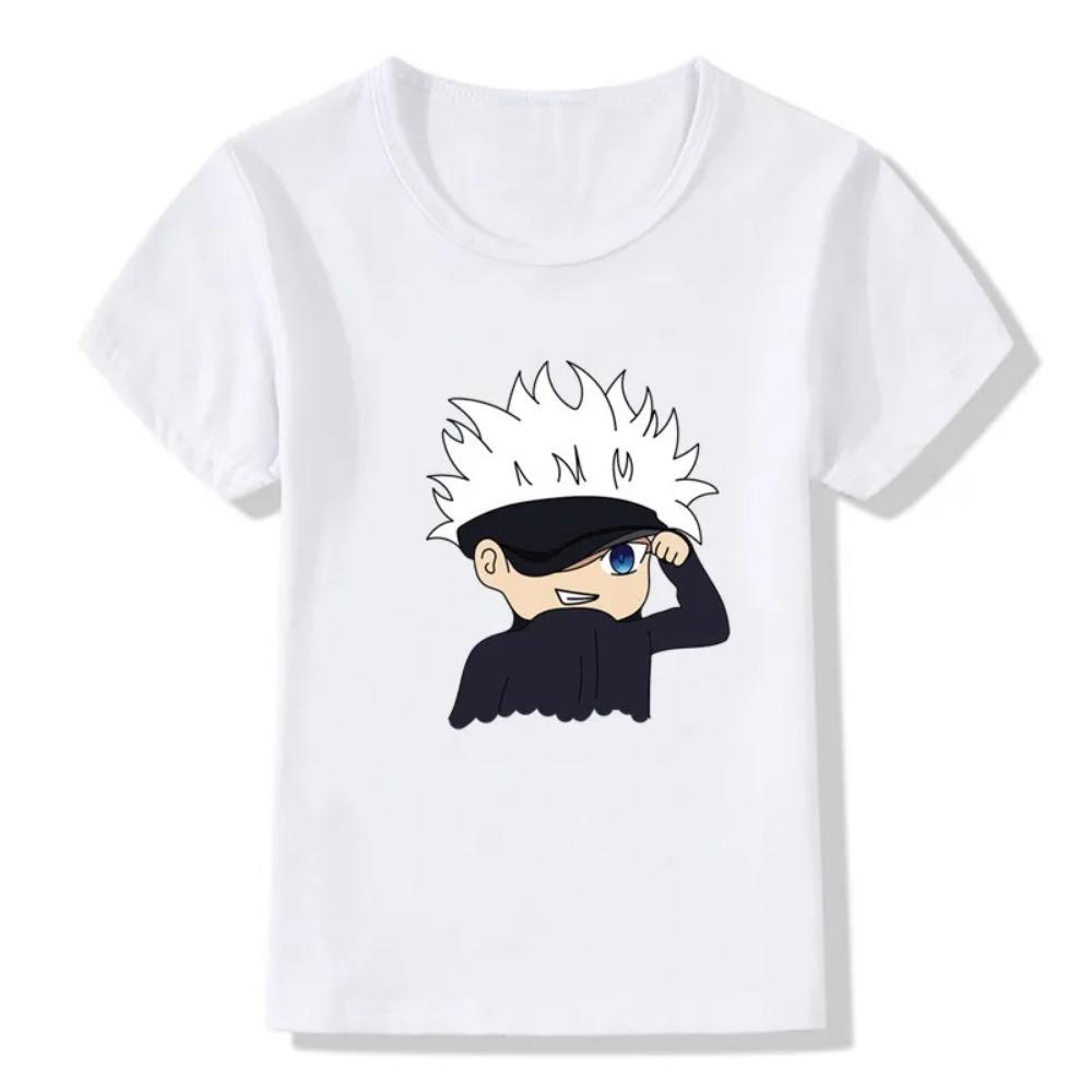 Kids T Shirt Anime Jujutsu Kaisen Cartoon Print Funny Boys T shirt Summer Short Sleeve Baby Girls Clothes Children Tops,HKP5469