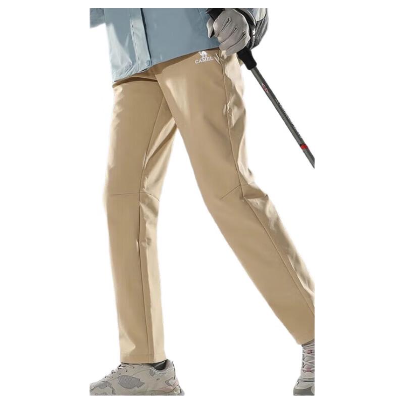 Camel Outdoor Women s Windproof Waterproof Fleece-Lined Softshell Pants M