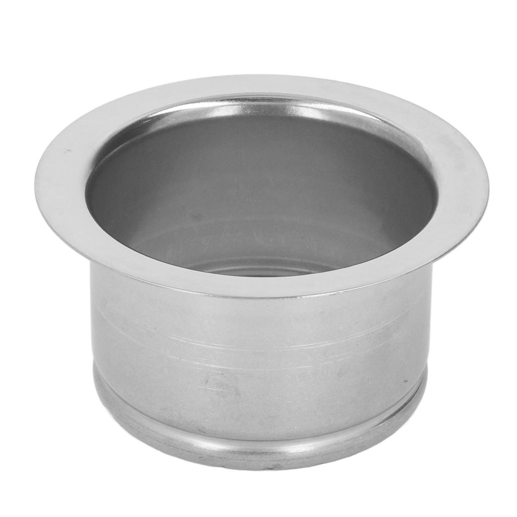 114mm Verlängerter Spülbeckenflansch Edelstahl Tiefer Müllentsorgungsflansch Küchenspülbeckenflansch Ersatzzubehör