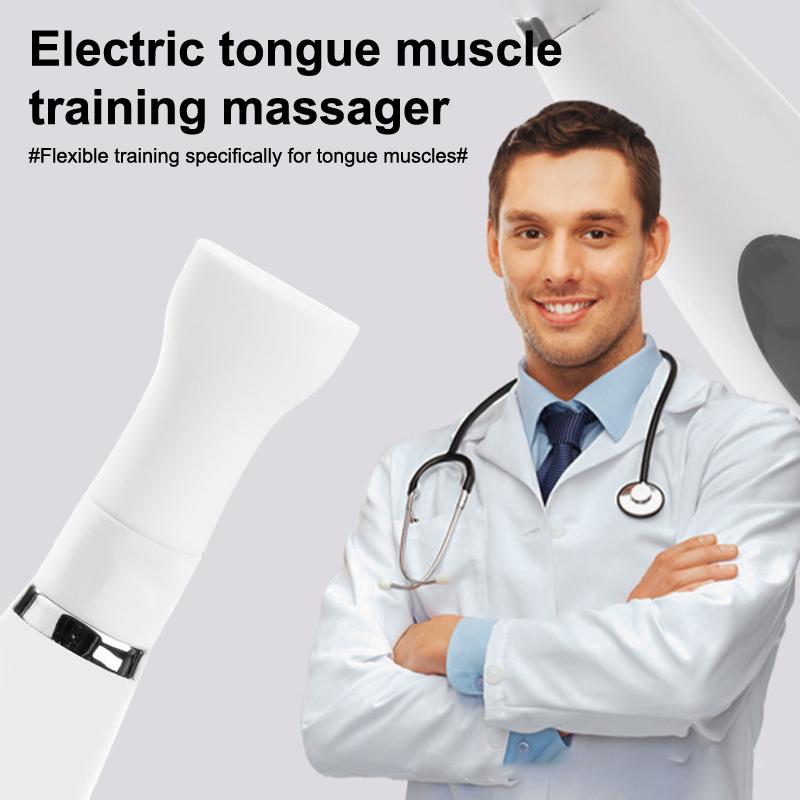 Electric Mouth Trainer Tongue Muscle Training Massager Oral Rehabilitation Trainer For Adult Kids Electric Tongue Massager