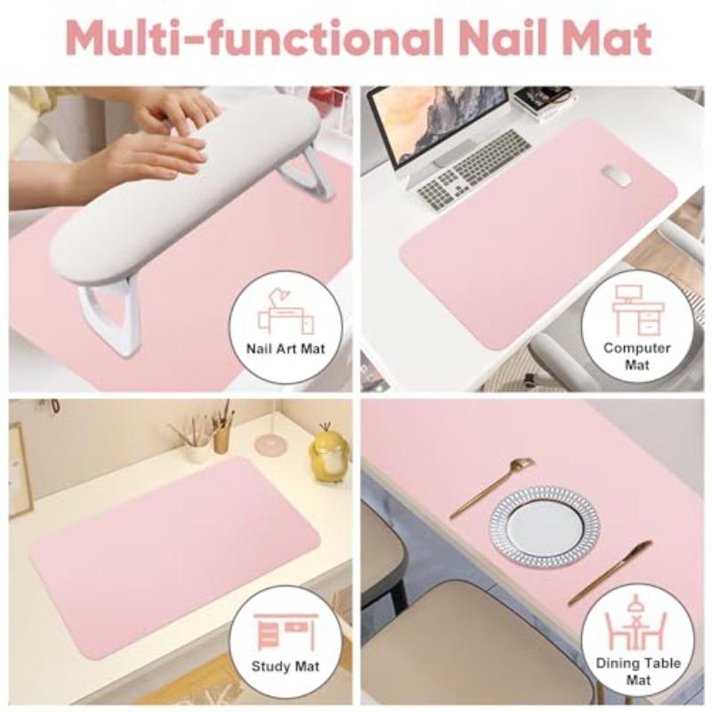 1pcs 80x40cm Foldable Art Desk Pad Studio Desk Pad Anti Slip Writing Pad Waterproof Desktop Protection Pad Extended Mouse Pad
