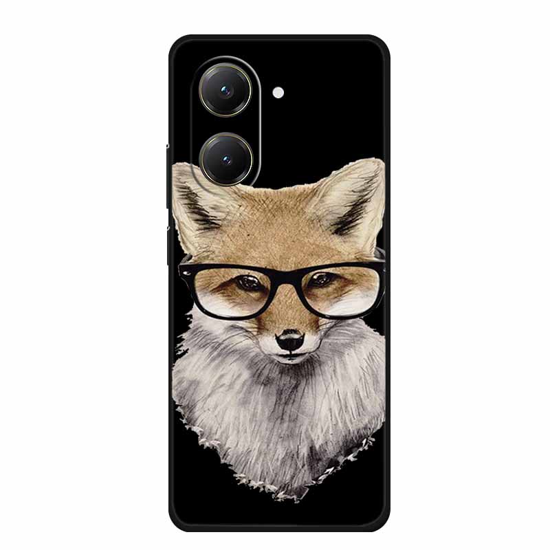 Black Silicone Case For Xiaomi Poco X7 Pro M7 4G Plus Case Cartoon Soft TPU Back Cover For Poco C71 Redmi A5 4G Phone Case C 71