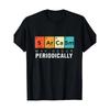 Sarcasm May Occur Periodically Chemistry Inspired Sleeve Crew Neck Colorful Periodic Table Sleeve Aesthetic Clothes