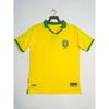 Brazil Retro Football Jersey Classic Short Sleeve Sportswear Men