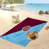 Asciugamano da Spiaggia con Stampa Calcio Burnley, Asciugamano Grande Morbido ad Asciugatura Rapida per Spiaggia Campeggio Nuoto