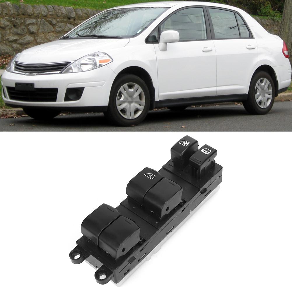 Vänster förarsida elektrisk fönsterhuvudströmbrytare Passar för Nissan Tiida C11 SC11 C11Z 25401 ED500