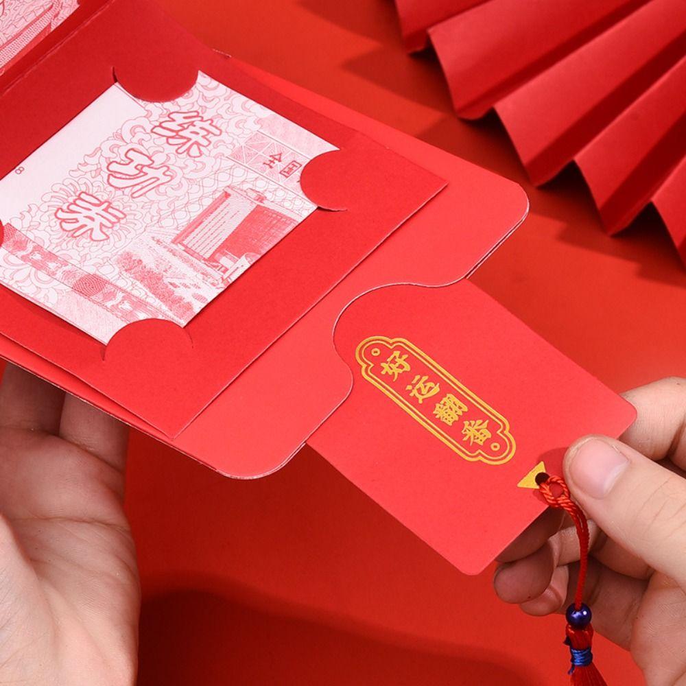 Dragon Pattern Red Envelope Luck Money Bag Money Bags Chinese HongBao Wedding Birthday