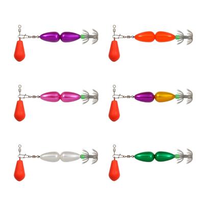 Double Layer Squid Hook Octopuses Baits Squid Jig Artificial Baits Umbrella Hook Cuttlefish Sleeve Fishing Hook Enduring