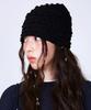 Seullipiseullib Flower Black Beanie