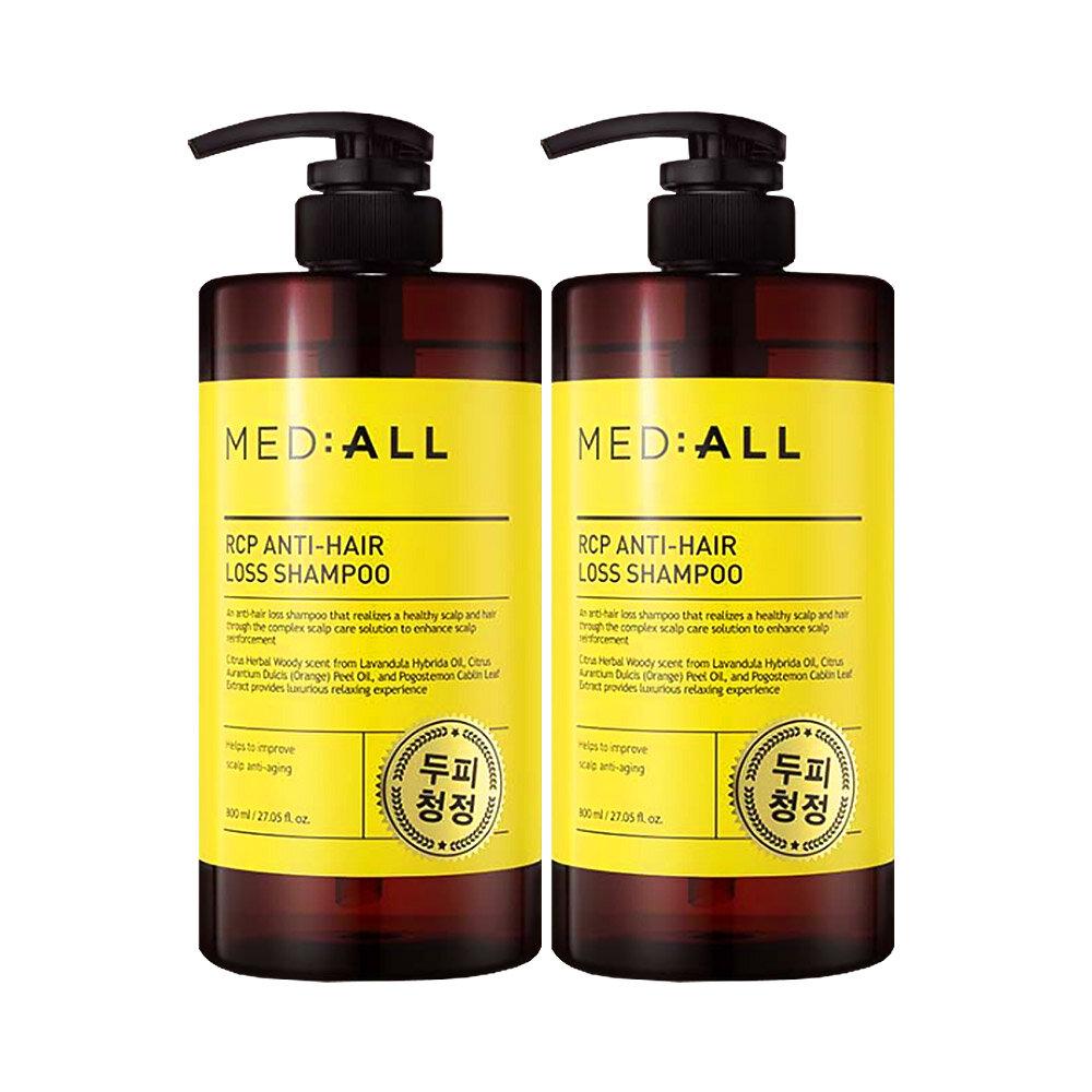 MED:ALL Scalp Cleansing Anti-Hair Loss Functional Shampoo Woody Scent 800mlx2