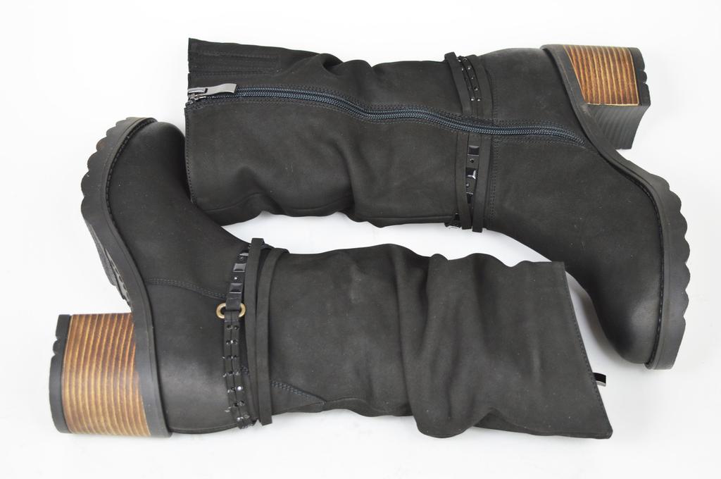 Kotníkové boty Aspena 2151 36 Černý nubuk