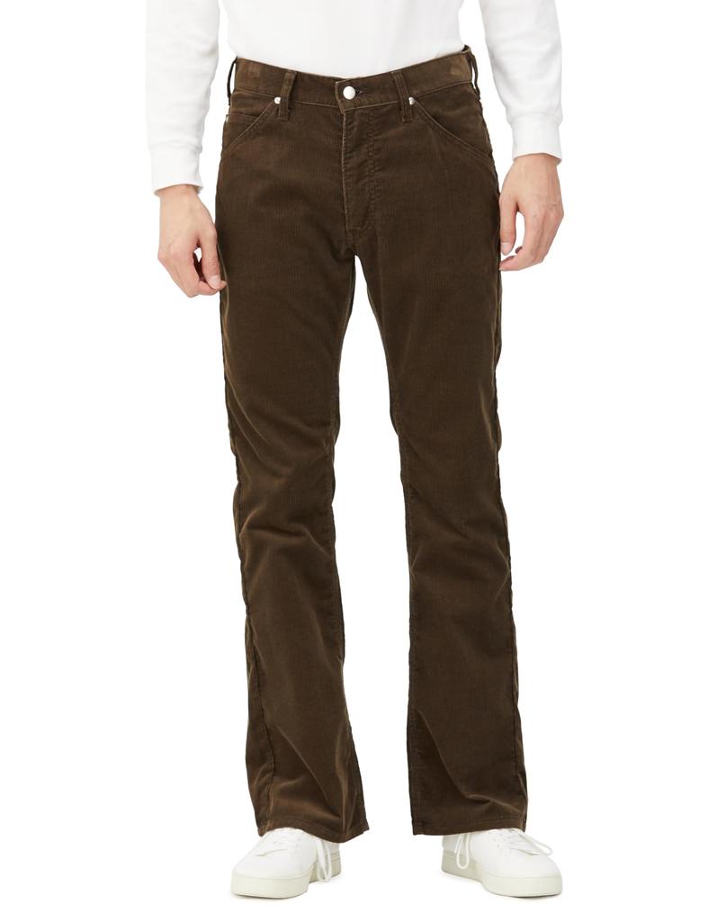 Lee American Standard 102 Corduroy Bootcut Brown Pants, Men's,