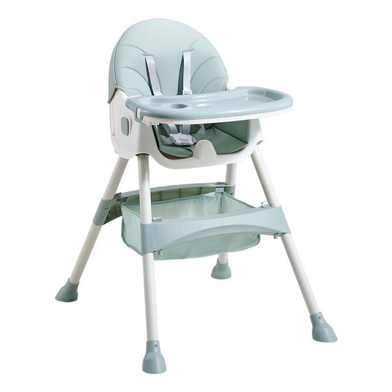 Adjustable Foldable Baby High Chair with Recline Function