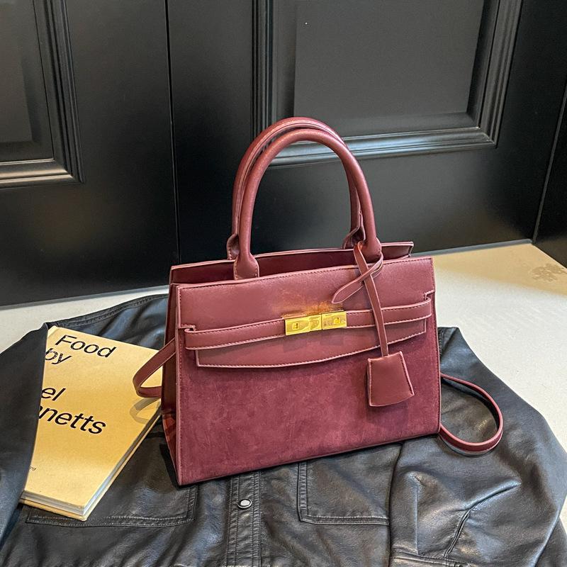 New women's bag fashion wind matte tote portable shoulder oblique span bag