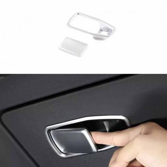 For BMW 3-Series G20 Matte Silver -22 Co-Pilot Storage Box Handle Panel Trim