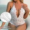 S-3XL Fashion Sexy Lingerie Open Crotch Lace Perspective Sexy Bodysuits Womens