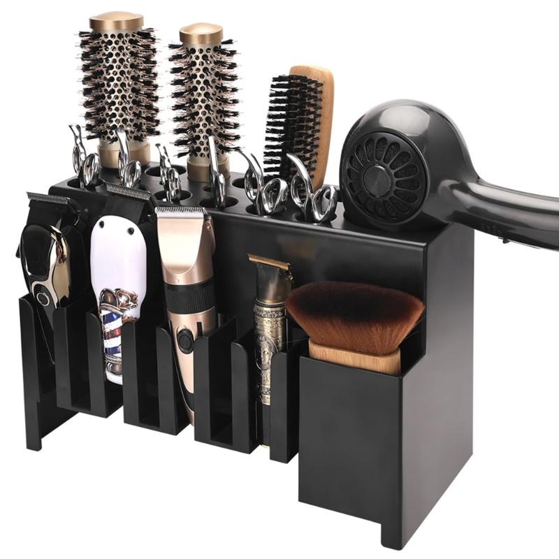 Hair Scissors Storage Rack Hairdresser Tool Holder Anti Slip Design Multi Slot Scissors Box Organizer