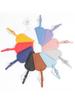 Multicolor PU Leather Luggage Tag with Airplane Boarding Pass Design