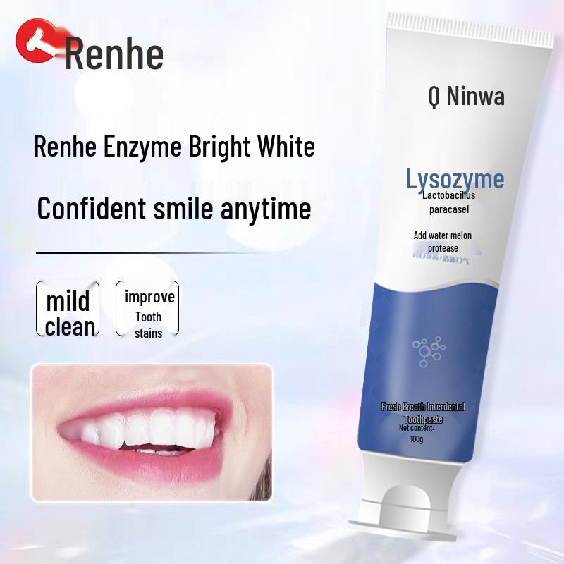 Renhe Probiotic Enzyme Toothpaste: Removes Stains, Tartar, and Bad Breath for Whiter Teeth and Fresh Breath