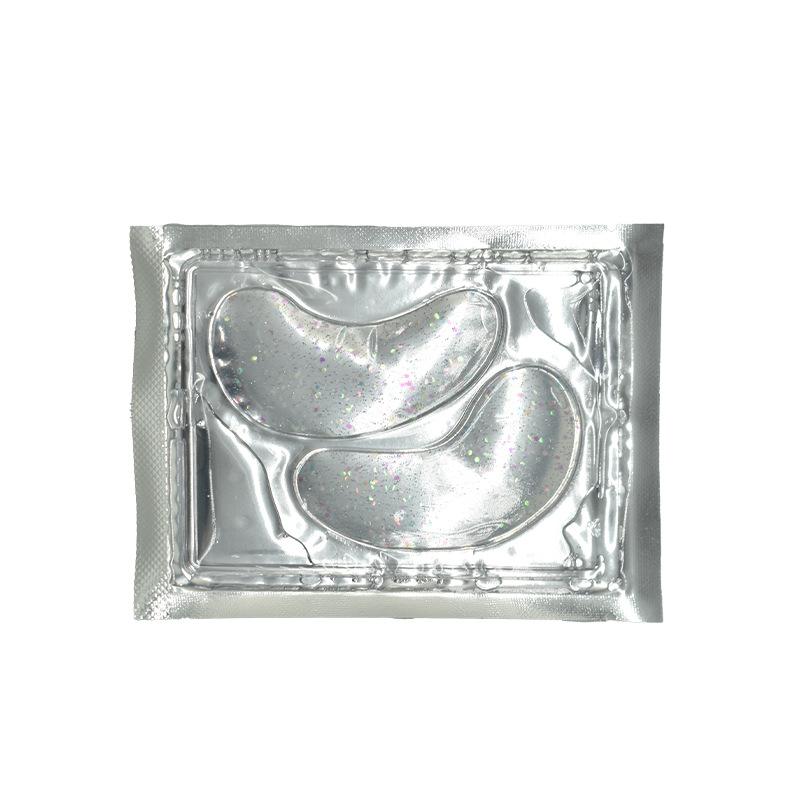 30PCS Shimmering Crystal Eye Mask Pads with Collagen, Deep Hydration for Fine Lines, Revitalizing Under Eye Treatment 6g