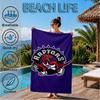 Raptors Basketball Logo Beach Towel, Microfiber Beach Towel, Perfect For Pool, Beach, Travel, Home Decor Beach Party Fan Gifts