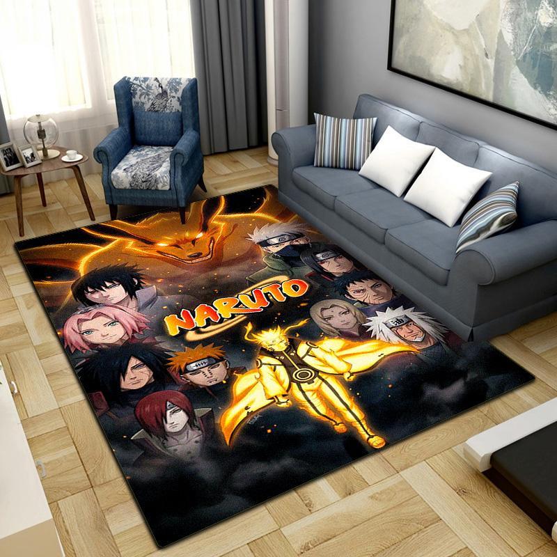 

Anime-Naruto Area Carpet for Living Room Bedroom Home Decor Cool Movie Mat Floor Mat -LXR55 60x90cm