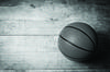 Photomural Basketball Ball On A Background Of Boards Smooth Vinyl 360x240