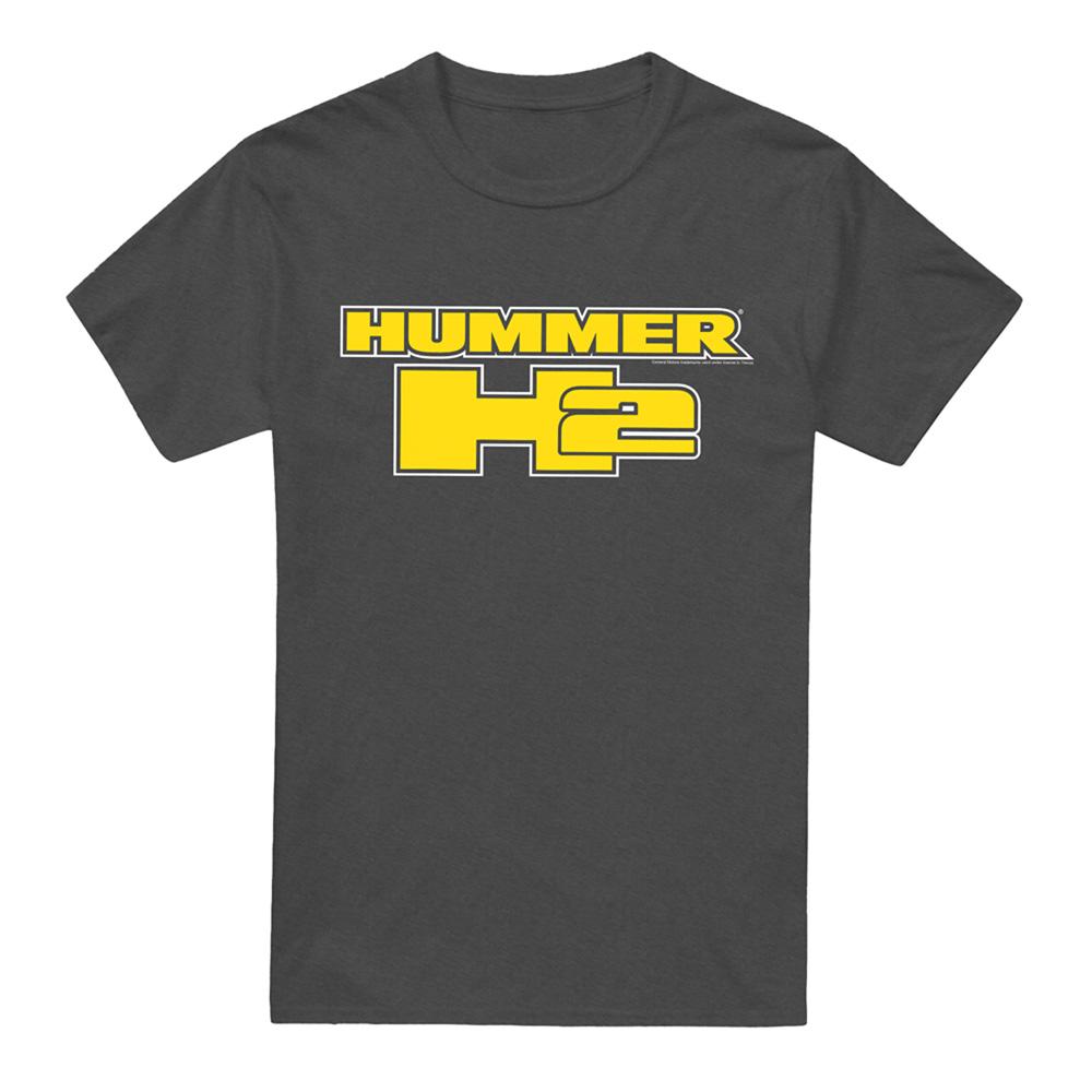 Hummer Unisex Adult H2 Block Logo T-Shirt