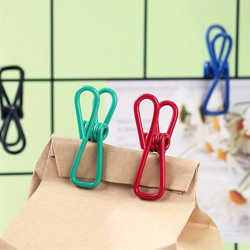 Mini Bag Sealing Clip Kitchen Storage Food Snack Seal Sealing Bag Clips Portable Sealer Clamp Metal Tool Kitchen Accessories