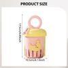 2 In 1 Draining and Preservation Basket Fruit Handle Leakproof Forks Salad Storage
