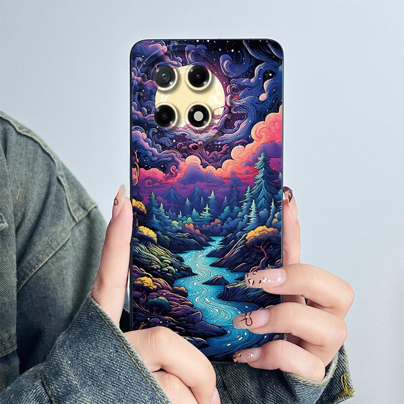 For Tecno Camon 30S Pro / Camon 30s CLA5 Phone Case Cover Silicone Sweet Painted Shell Cartoon Funda Lovely Printed Casing Coque