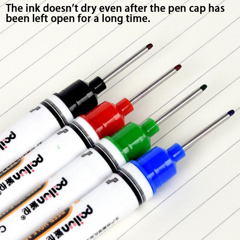 1 Stück Langer Nadel Marker Stift Wasserdicht Metall Badezimmer Holzbearbeitung Fliese Schraube Tiefes Loch 20mm Strich Stift Marker Stift