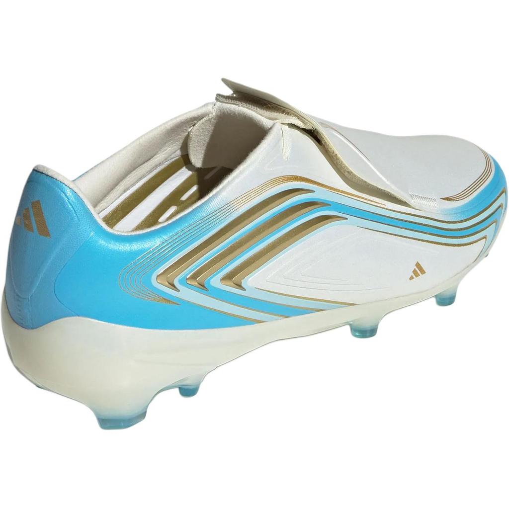 adidas F50 Messi Elite FG Little Kid Ivory Semi Blue Burst Kids Cleats Tan Semi-Blue-Burst Icey-Blue IH1897