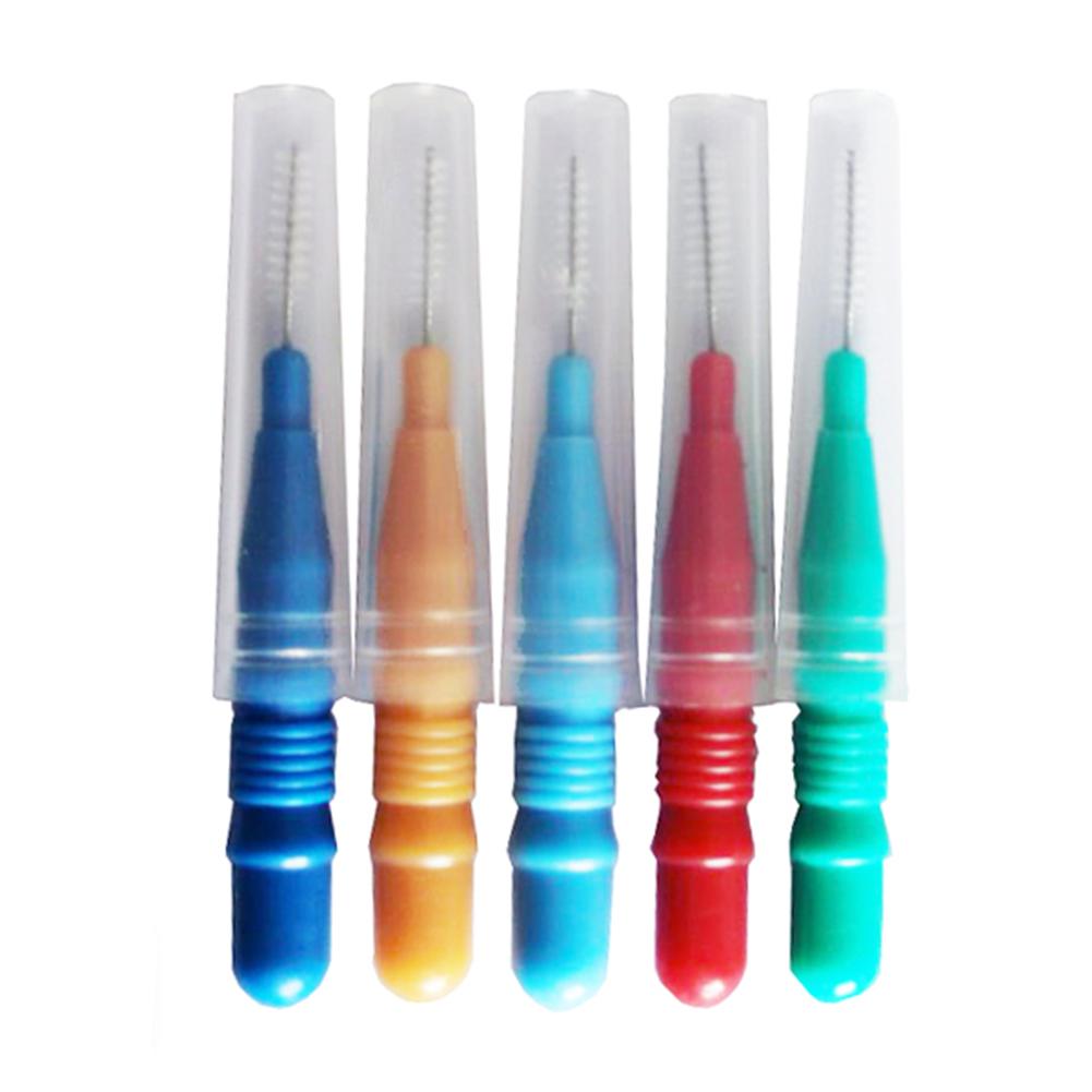 60pcs Interdental Brush Dental Floss Teeth Oral Clean Hygiene Toothpick Tools Toothpick Teeth Brush Oral Care Tool