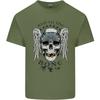 Bad To the Bone Biker Skull Angel Motorbike Unisexs Light Cotton TShirt