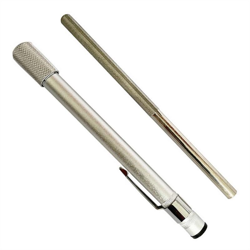 1 pz Affilacoltelli Mini Domestico Conveniente Asta Affilacoltelli Master Cacciatore Affilatura Lama Caccia all'Aperto Affilatura Amo da Pesca