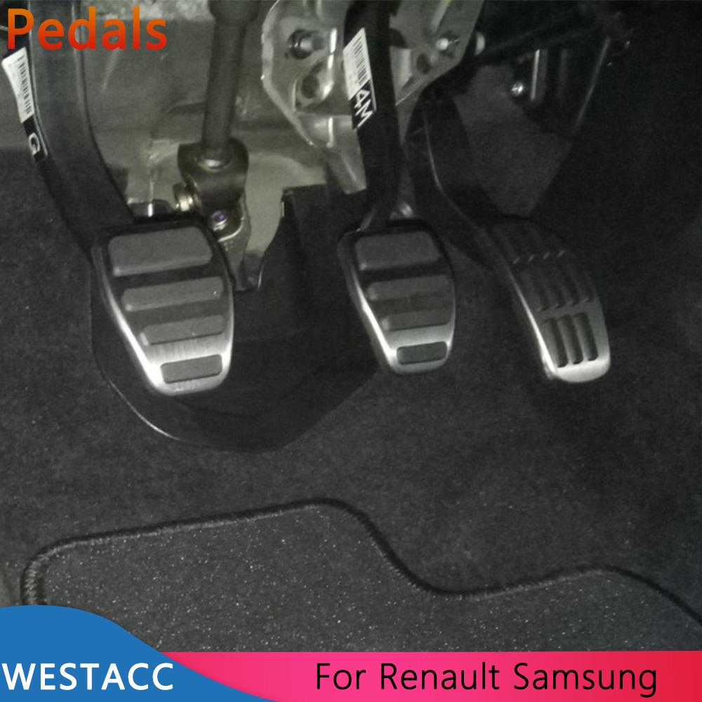 Autopedale für Renault Captur Koleos Kadjar Duster Scenic Espace für Samung QM6 2016- Gasbremsauflage Pedalabdeckung
