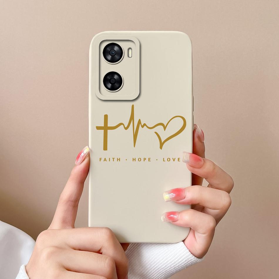 

For Oppo A57 A57S A57E Phone Case For Oppo A 57 4G 5G Funda Love Heart Camera Protection Liquid Silicone Anti Drop Back Covers Oppo A57 (4G)