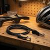 Fahrrad-Gepäckspanngurt mit Clips Flaches Bungee-Seil Synthetisch Kompakt