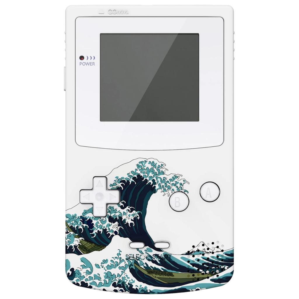 eXtremeRate Replacement Shell Full Housing Cover with IPS Upgraded for Game Boy Compatible with GBC OSD Regular and Standard LCDs and IPS Screen Not