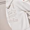 Li-Ning Li Ning Sports Life Collection Loose Fit Hooded American Print Letter Athleisure Versatile Fleece Lined Sweatshirt Unisex AWDU923-3