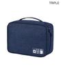 Borsa portaoggetti per cavi Organizzatore elettronico digitale impermeabile Porta dati USB portatile Borsa portaoggetti per cavo da viaggio