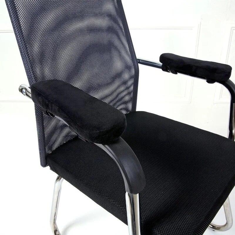 1Pcs Car Seat Armrest Pad Memory Foam Armrest Pads Home Office Game Chair Soft Elbow Cushion Pillow Arm Rest Mat Sponge