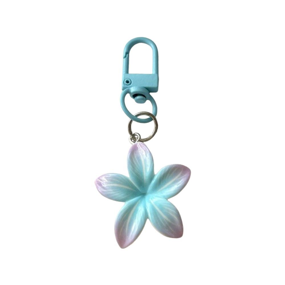 Новый брелок-цветок из смолы, разноцветный брелок для ключей автомобиля, аксессуары для сумки, подвесное украшение для рюкзака